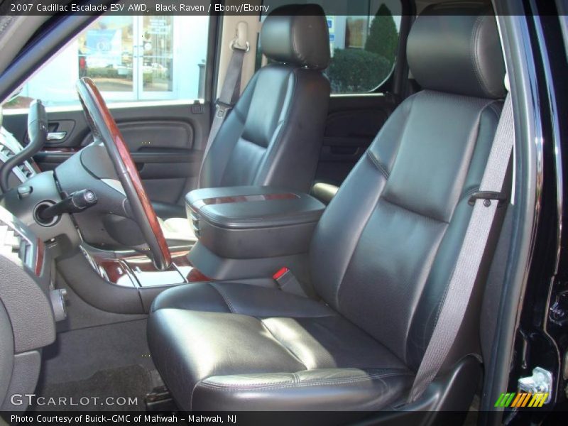 Black Raven / Ebony/Ebony 2007 Cadillac Escalade ESV AWD