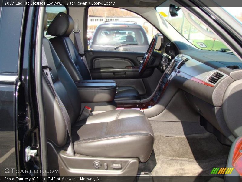 Black Raven / Ebony/Ebony 2007 Cadillac Escalade ESV AWD
