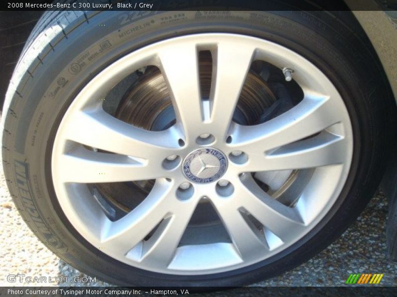 Black / Grey 2008 Mercedes-Benz C 300 Luxury