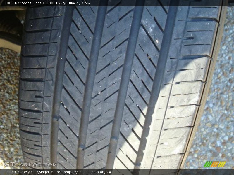 Black / Grey 2008 Mercedes-Benz C 300 Luxury