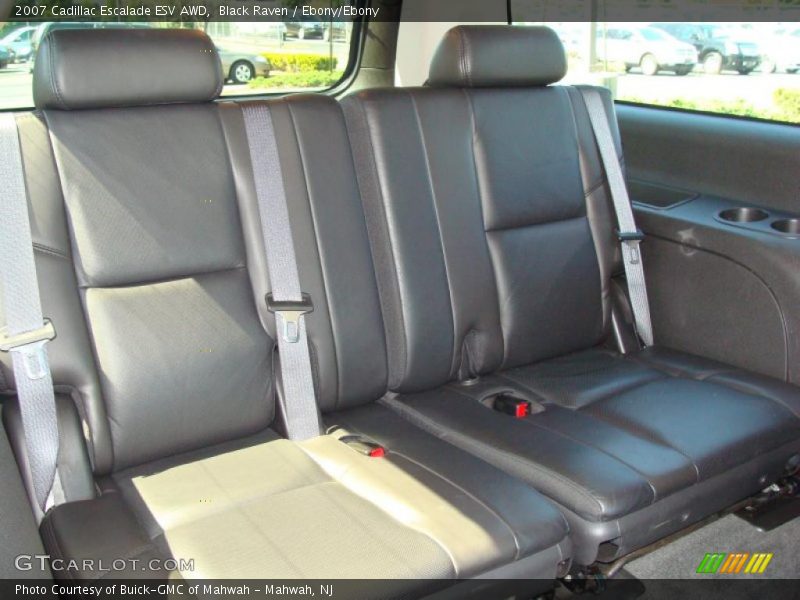 Black Raven / Ebony/Ebony 2007 Cadillac Escalade ESV AWD