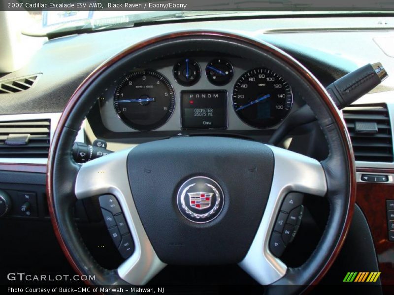 Black Raven / Ebony/Ebony 2007 Cadillac Escalade ESV AWD