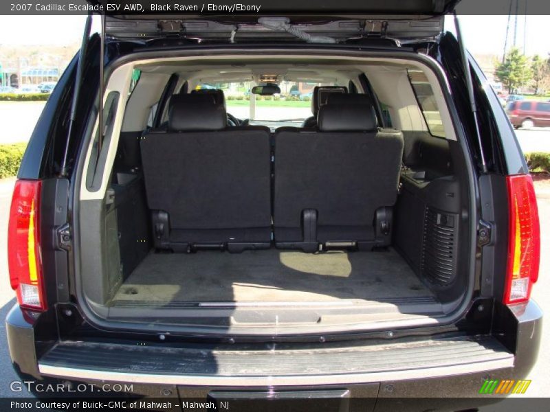 Black Raven / Ebony/Ebony 2007 Cadillac Escalade ESV AWD