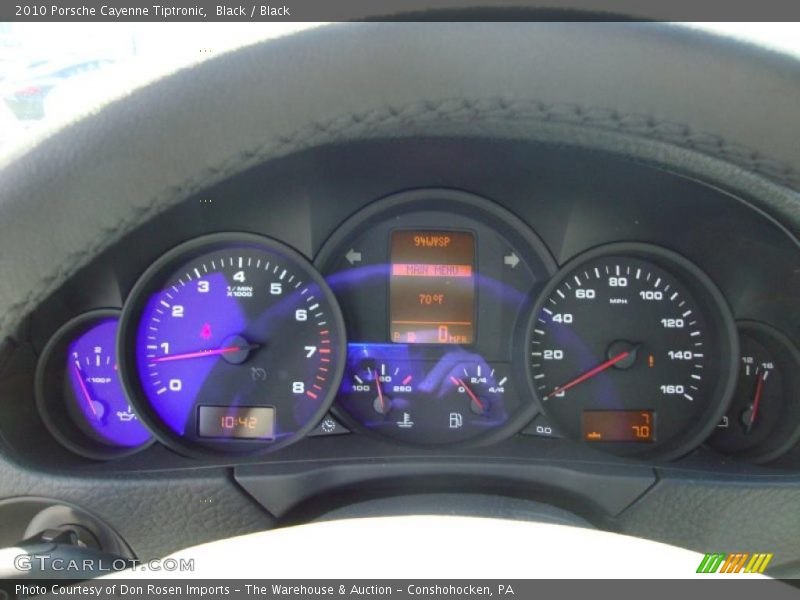 Black / Black 2010 Porsche Cayenne Tiptronic