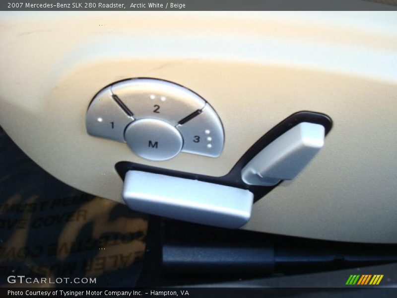 Arctic White / Beige 2007 Mercedes-Benz SLK 280 Roadster