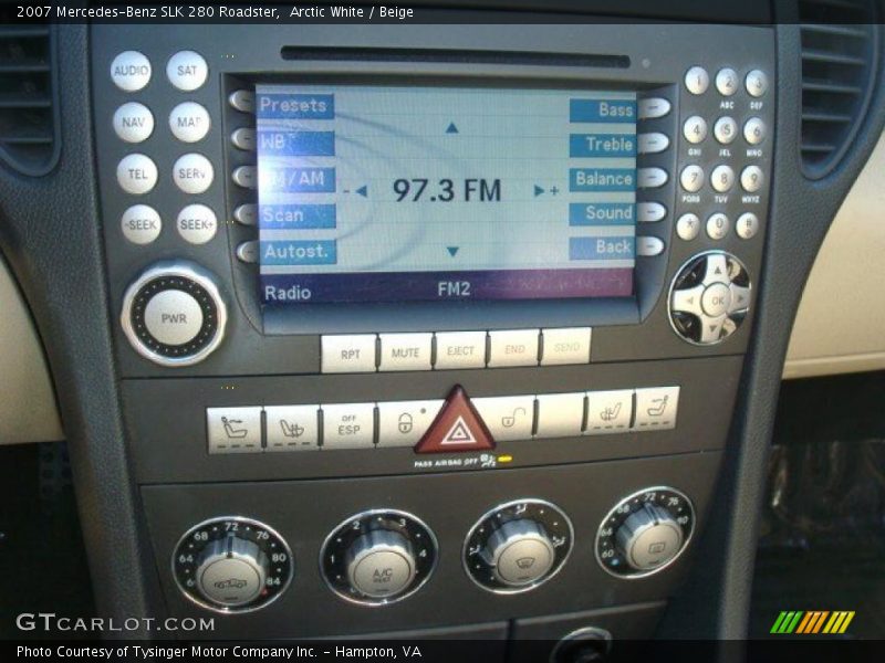 Arctic White / Beige 2007 Mercedes-Benz SLK 280 Roadster