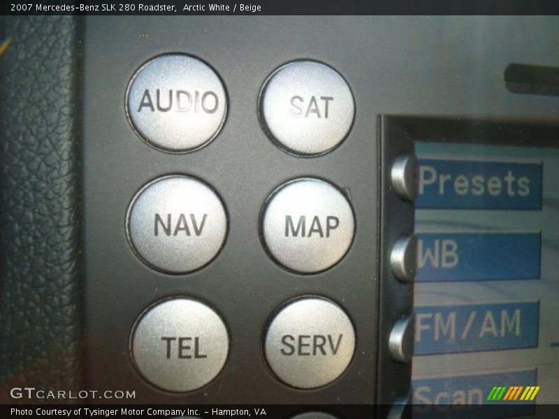Arctic White / Beige 2007 Mercedes-Benz SLK 280 Roadster