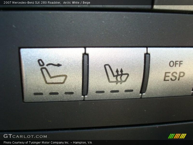 Arctic White / Beige 2007 Mercedes-Benz SLK 280 Roadster