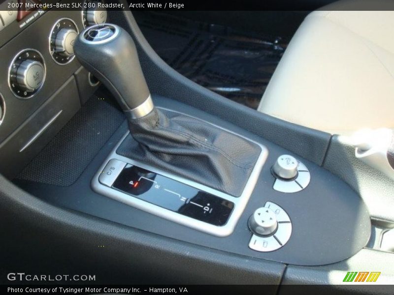 Arctic White / Beige 2007 Mercedes-Benz SLK 280 Roadster