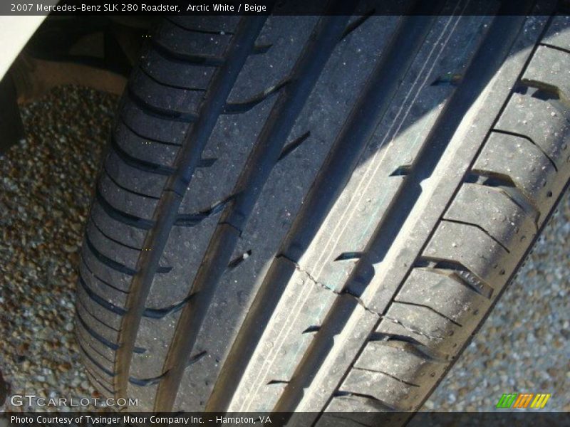 Arctic White / Beige 2007 Mercedes-Benz SLK 280 Roadster