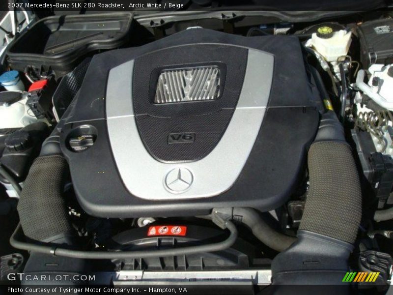 Arctic White / Beige 2007 Mercedes-Benz SLK 280 Roadster
