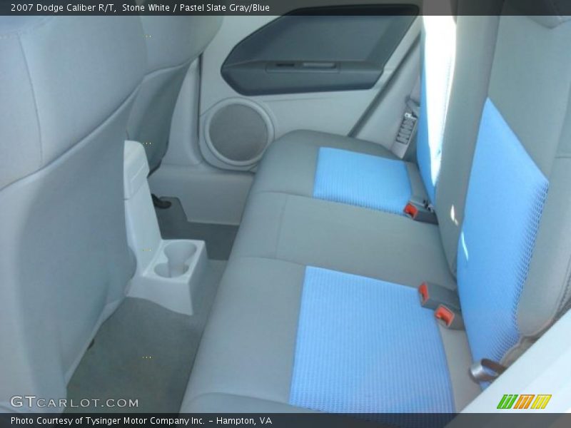 Stone White / Pastel Slate Gray/Blue 2007 Dodge Caliber R/T