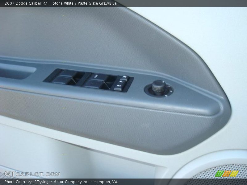 Stone White / Pastel Slate Gray/Blue 2007 Dodge Caliber R/T