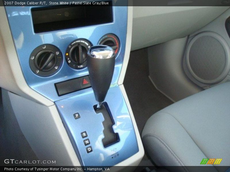 Stone White / Pastel Slate Gray/Blue 2007 Dodge Caliber R/T