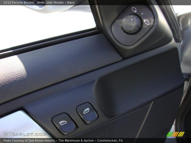 Arctic Silver Metallic / Black 2010 Porsche Boxster