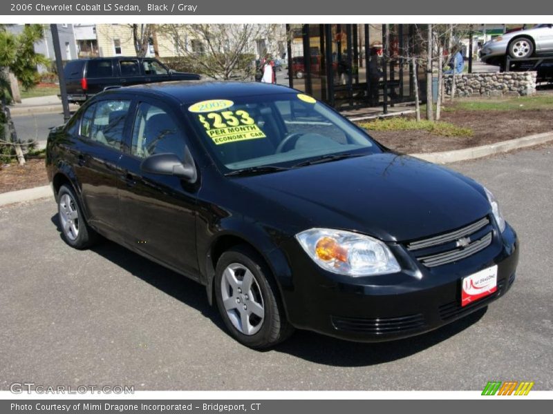 Black / Gray 2006 Chevrolet Cobalt LS Sedan