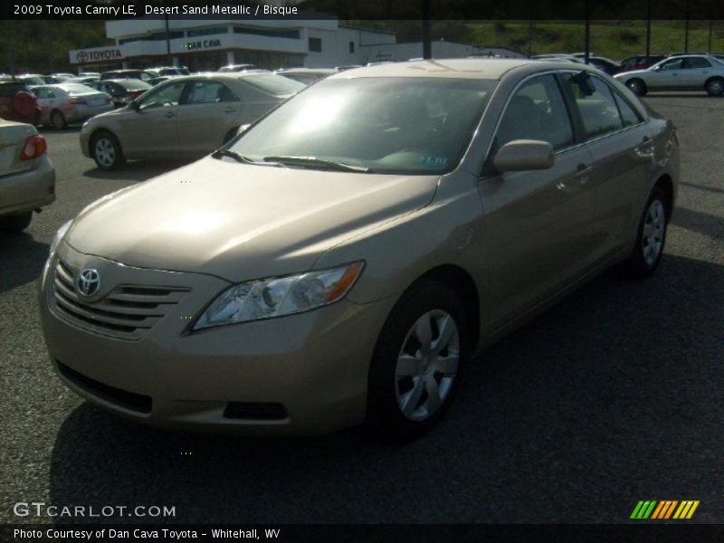 Desert Sand Metallic / Bisque 2009 Toyota Camry LE