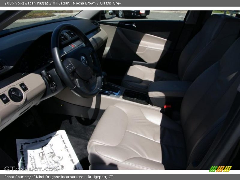 Mocha Brown / Classic Grey 2006 Volkswagen Passat 2.0T Sedan
