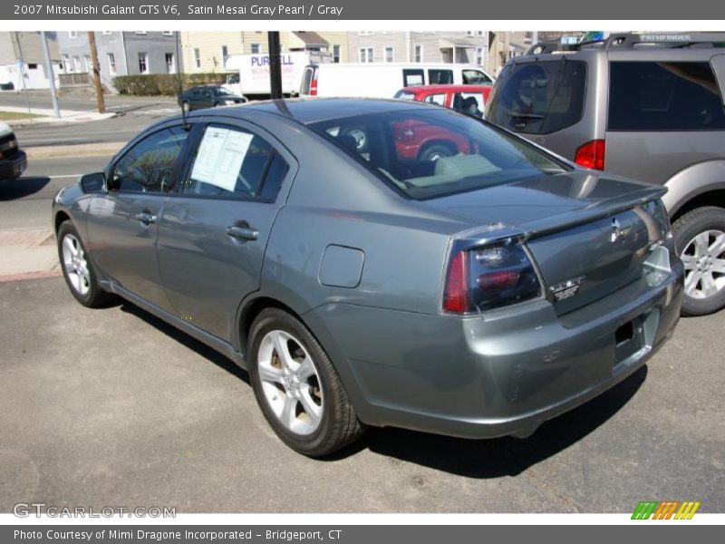 Satin Mesai Gray Pearl / Gray 2007 Mitsubishi Galant GTS V6