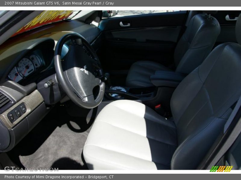 Satin Mesai Gray Pearl / Gray 2007 Mitsubishi Galant GTS V6