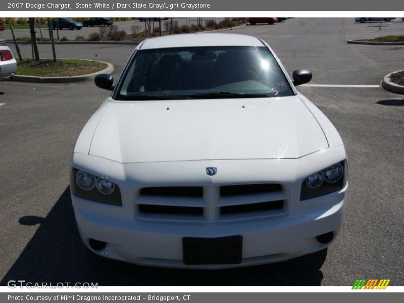 Stone White / Dark Slate Gray/Light Graystone 2007 Dodge Charger