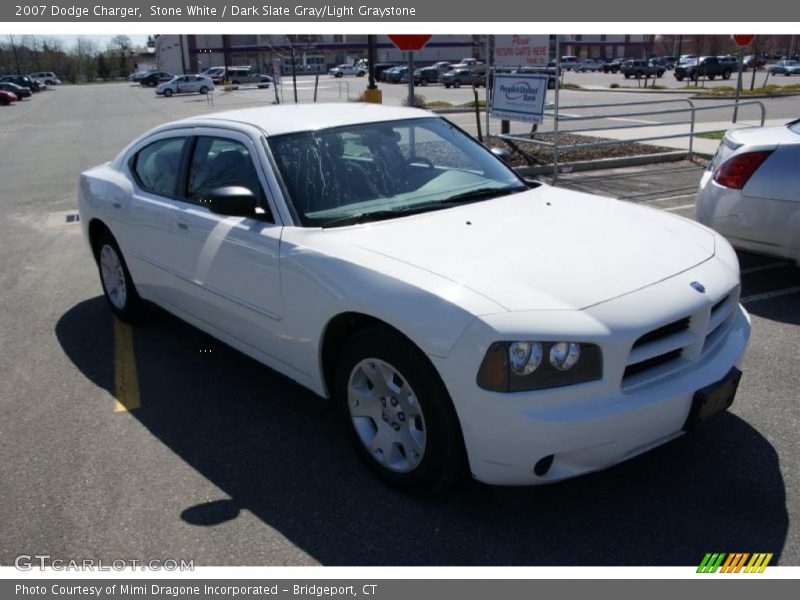 Stone White / Dark Slate Gray/Light Graystone 2007 Dodge Charger