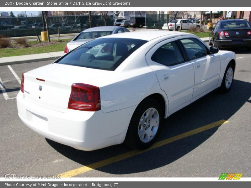 Stone White / Dark Slate Gray/Light Graystone 2007 Dodge Charger