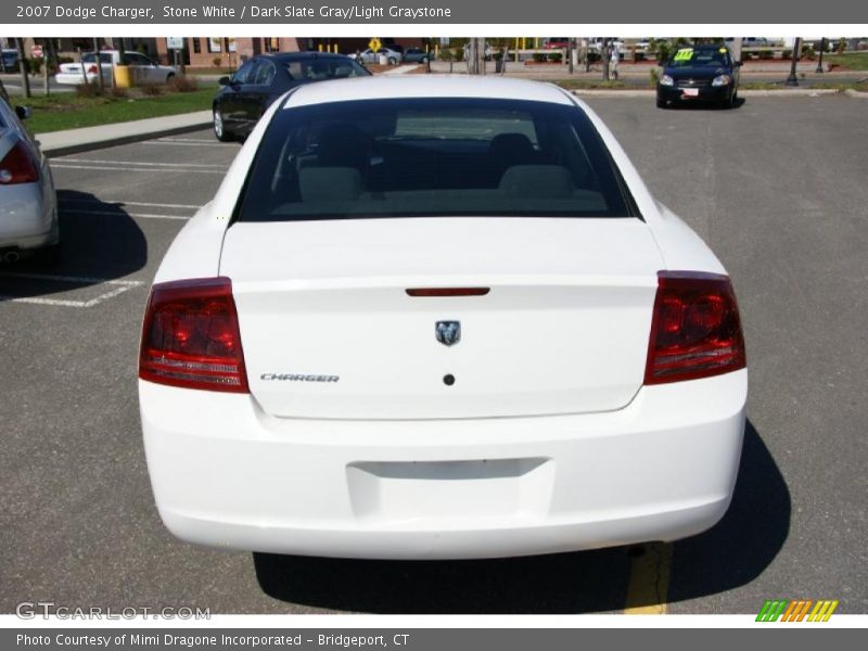 Stone White / Dark Slate Gray/Light Graystone 2007 Dodge Charger