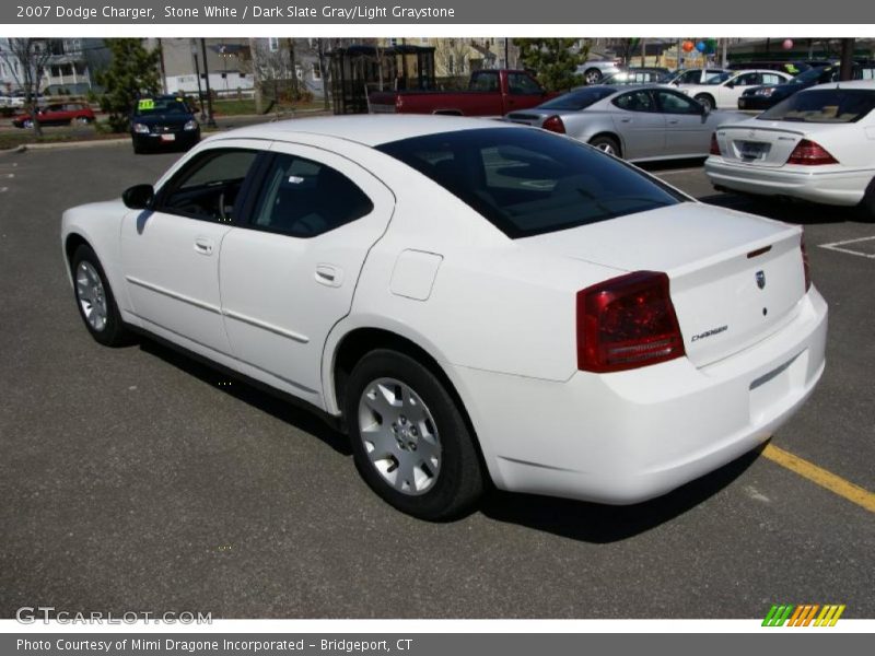 Stone White / Dark Slate Gray/Light Graystone 2007 Dodge Charger