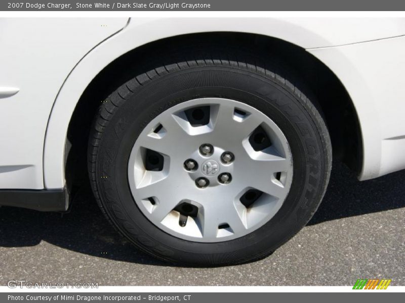 Stone White / Dark Slate Gray/Light Graystone 2007 Dodge Charger