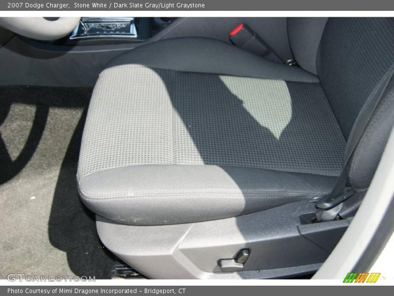 Stone White / Dark Slate Gray/Light Graystone 2007 Dodge Charger
