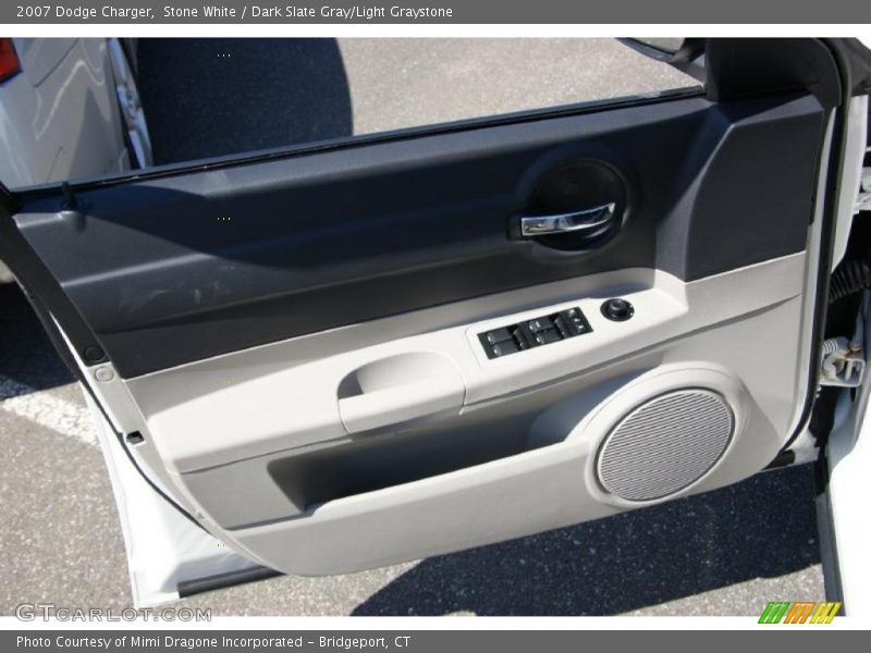 Stone White / Dark Slate Gray/Light Graystone 2007 Dodge Charger