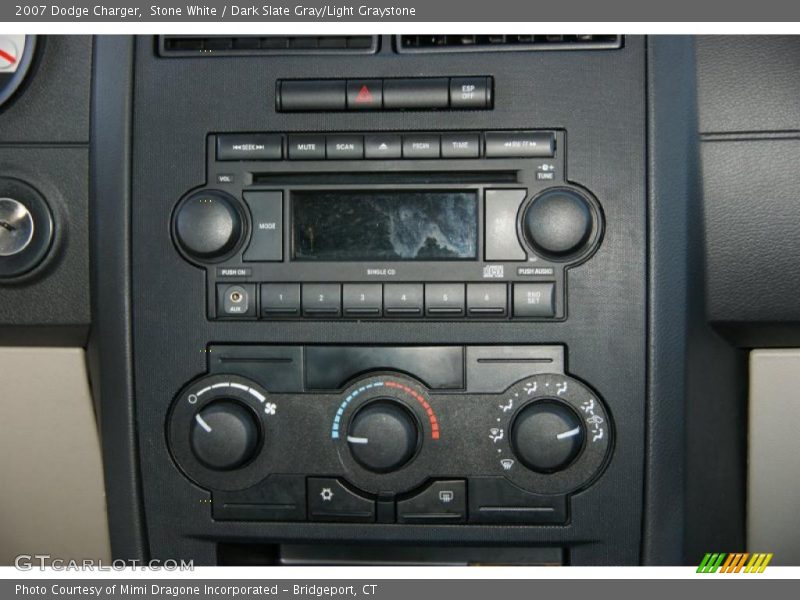 Stone White / Dark Slate Gray/Light Graystone 2007 Dodge Charger
