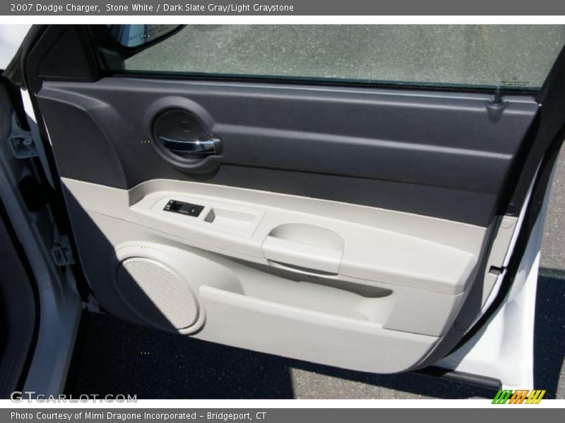 Stone White / Dark Slate Gray/Light Graystone 2007 Dodge Charger