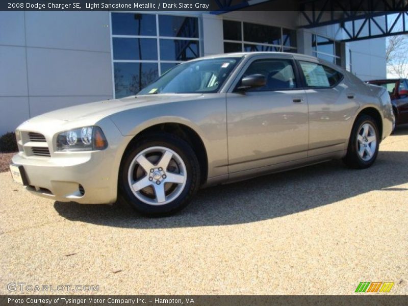 Light Sandstone Metallic / Dark Slate Gray 2008 Dodge Charger SE