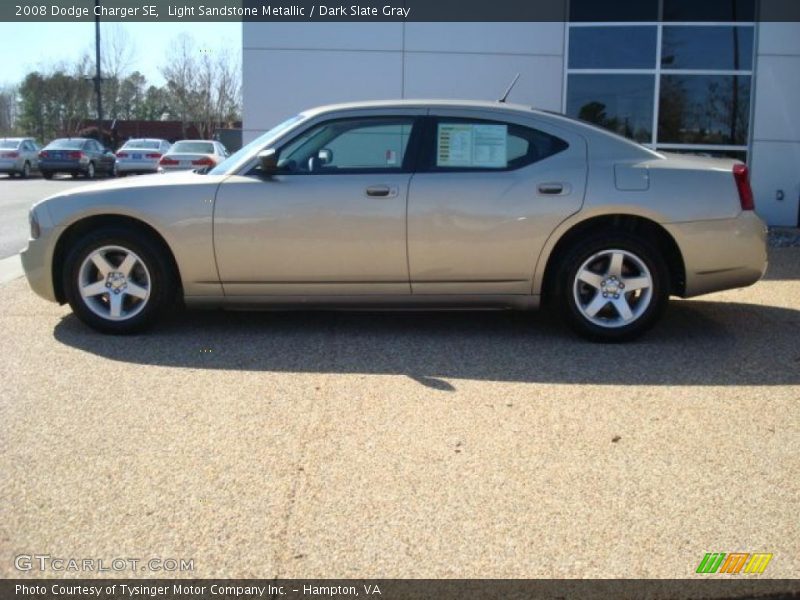 Light Sandstone Metallic / Dark Slate Gray 2008 Dodge Charger SE