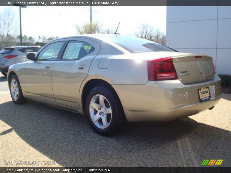 Light Sandstone Metallic / Dark Slate Gray 2008 Dodge Charger SE