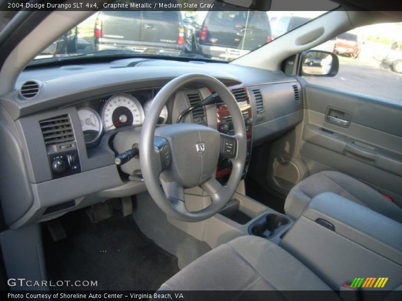 Graphite Metallic / Medium Slate Gray 2004 Dodge Durango SLT 4x4