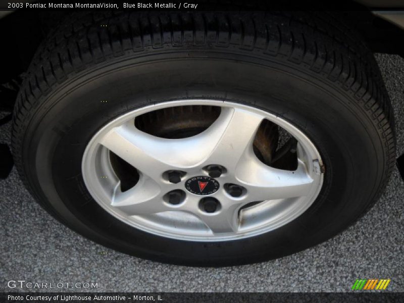 Blue Black Metallic / Gray 2003 Pontiac Montana MontanaVision