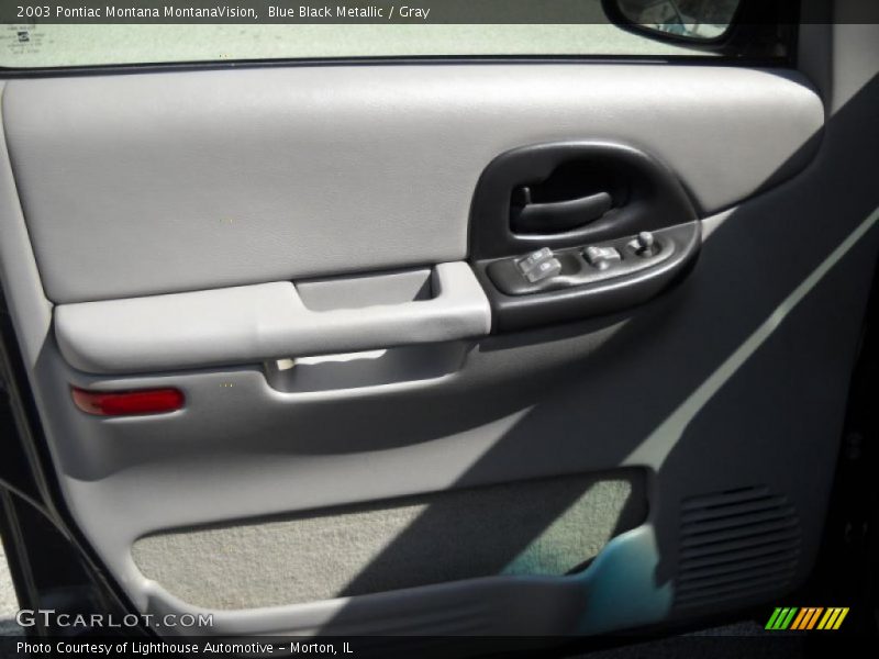 Blue Black Metallic / Gray 2003 Pontiac Montana MontanaVision