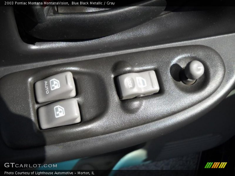 Blue Black Metallic / Gray 2003 Pontiac Montana MontanaVision