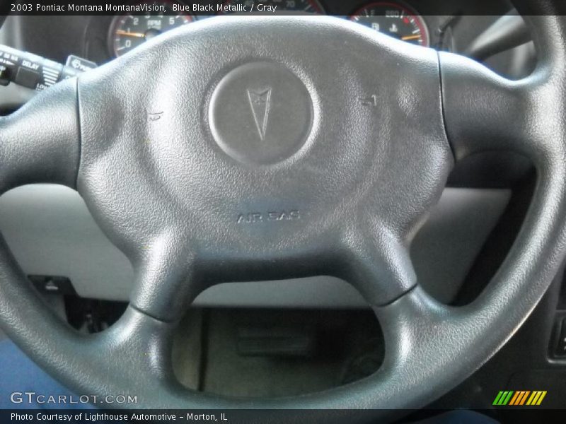 Blue Black Metallic / Gray 2003 Pontiac Montana MontanaVision