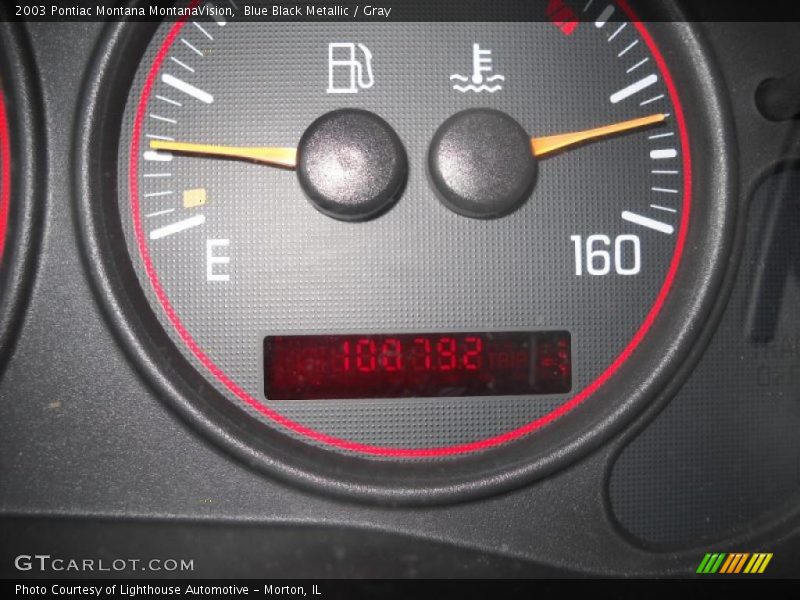 Blue Black Metallic / Gray 2003 Pontiac Montana MontanaVision