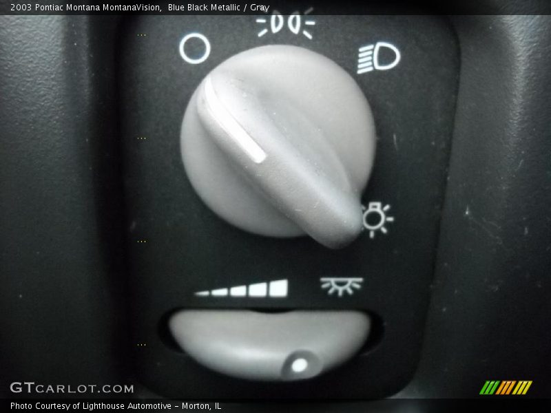 Blue Black Metallic / Gray 2003 Pontiac Montana MontanaVision