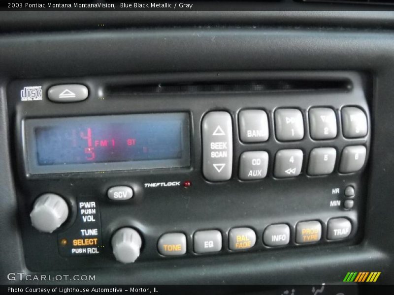 Blue Black Metallic / Gray 2003 Pontiac Montana MontanaVision