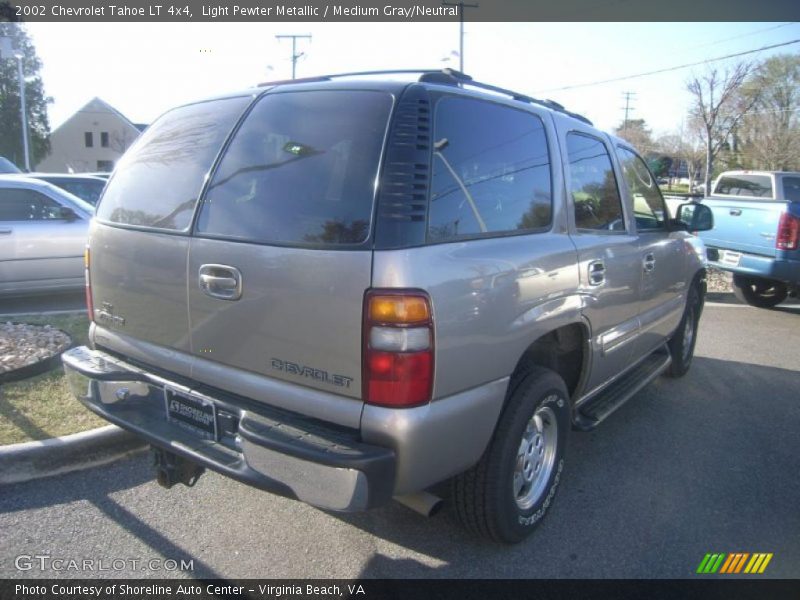 Light Pewter Metallic / Medium Gray/Neutral 2002 Chevrolet Tahoe LT 4x4
