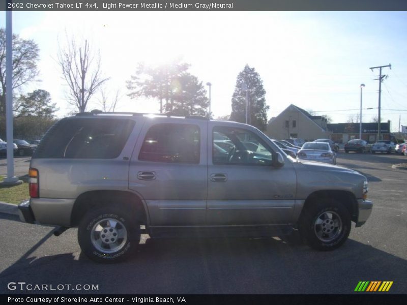 Light Pewter Metallic / Medium Gray/Neutral 2002 Chevrolet Tahoe LT 4x4