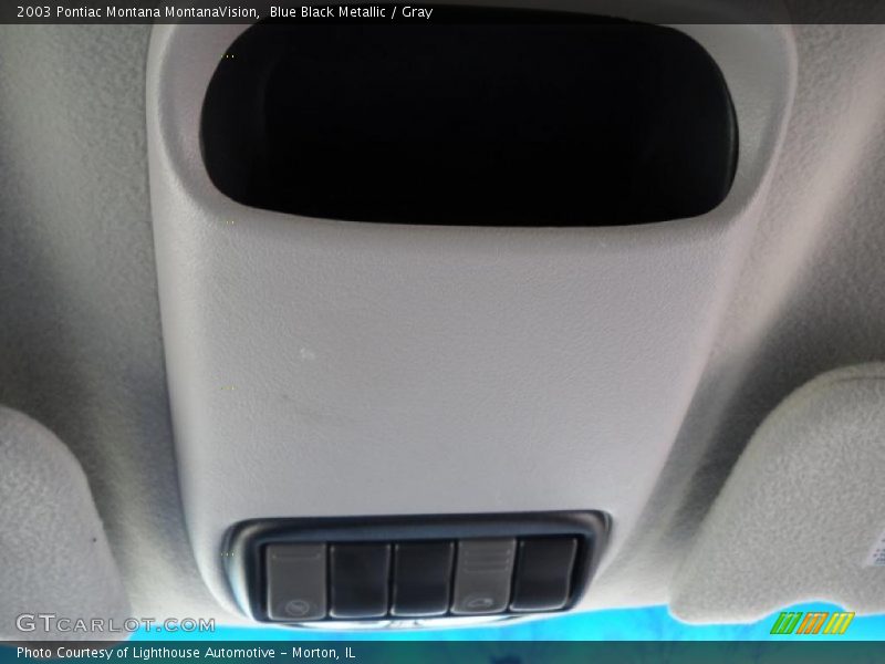 Blue Black Metallic / Gray 2003 Pontiac Montana MontanaVision