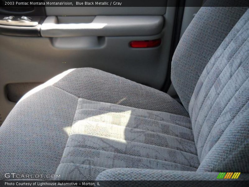 Blue Black Metallic / Gray 2003 Pontiac Montana MontanaVision