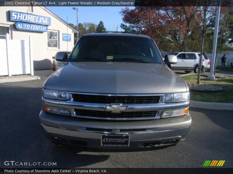 Light Pewter Metallic / Medium Gray/Neutral 2002 Chevrolet Tahoe LT 4x4